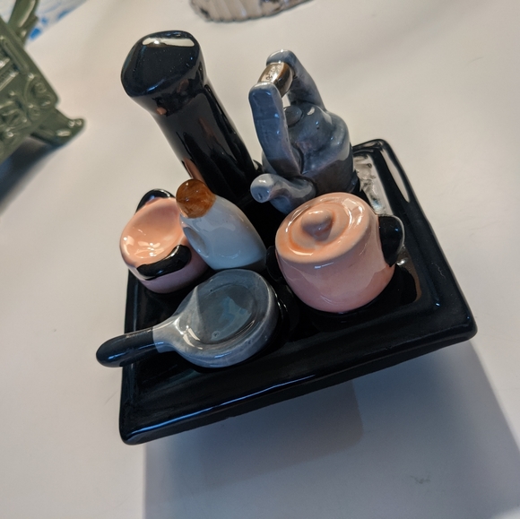 Ceramic teapot stovetop vintage design - Picture 4 of 16